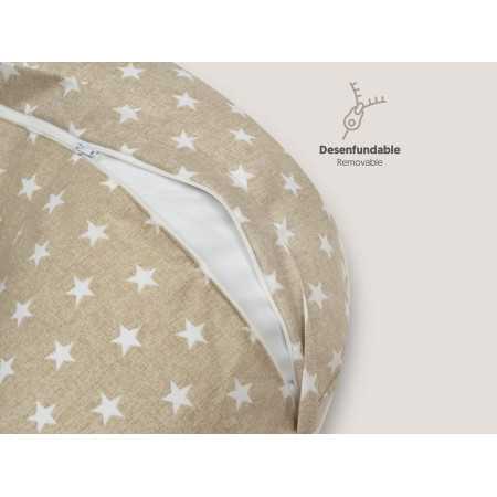 Almohada lactancia beige | Cojin de amamantar madres | Revitex 2