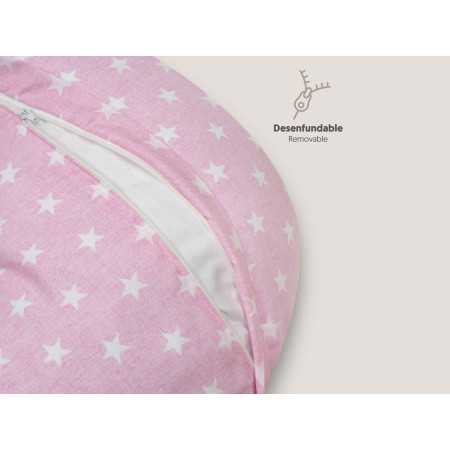 Almohada lactancia rosa | Cojin de amamantar madres | Revitex 2