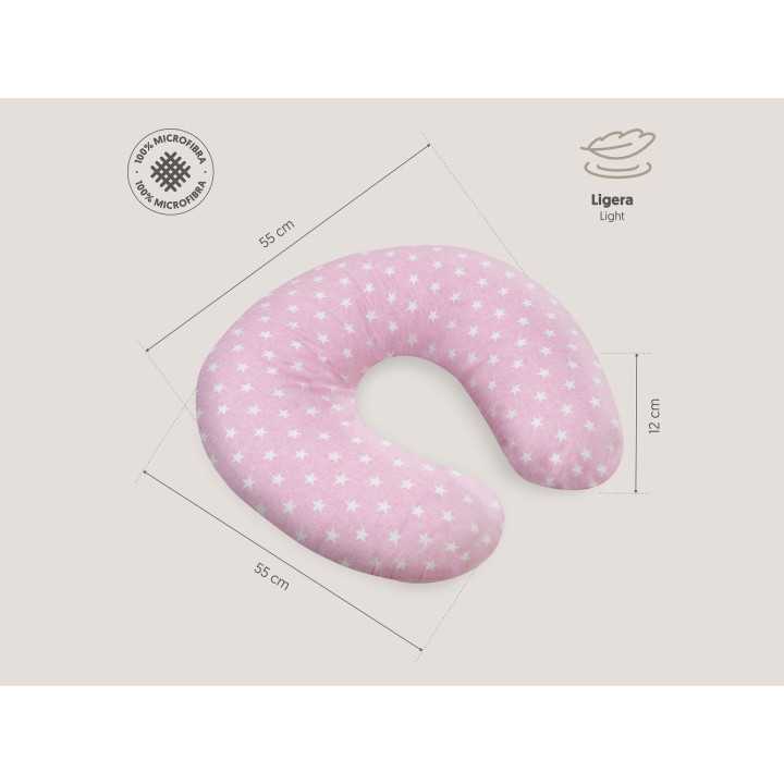 Almohada lactancia rosa | Cojin de amamantar madres | Revitex