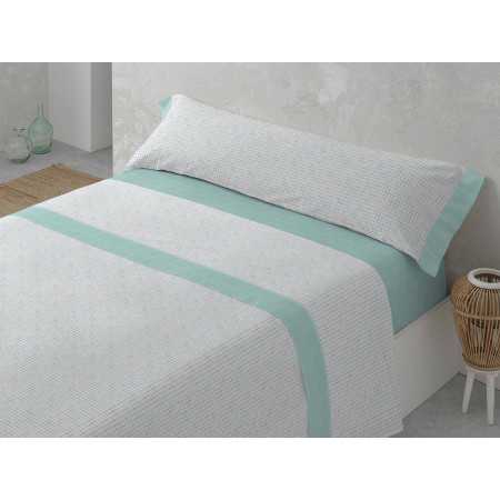Juego Sábanas Sabina Verde | Sábanas planchado fácil | Revitex
