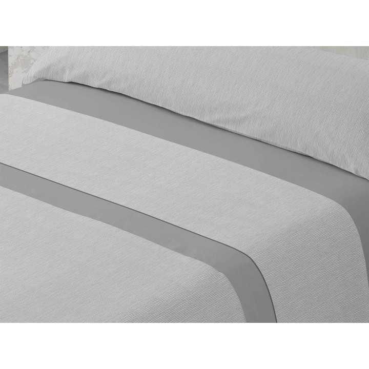 Juego Sábanas Lucrecia Gris | Sábanas planchado fácil | Revitex
