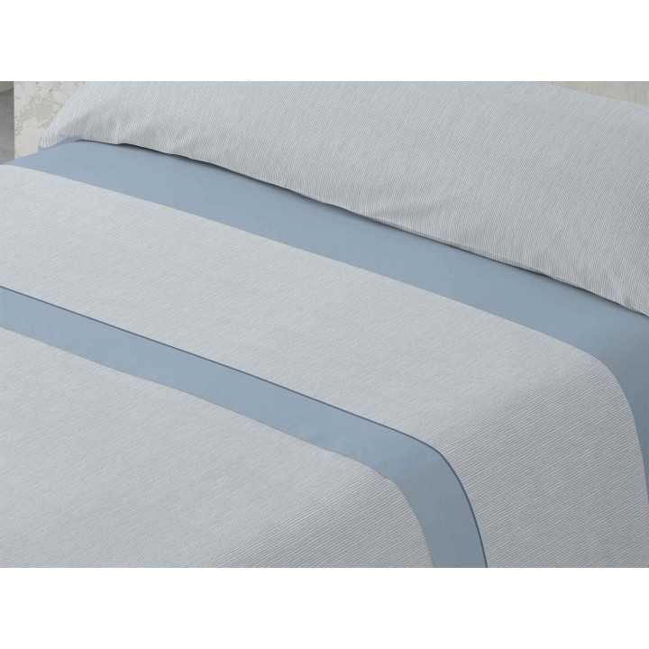 Juego Sábanas Lucrecia azul | Sábanas planchado fácil | Revitex