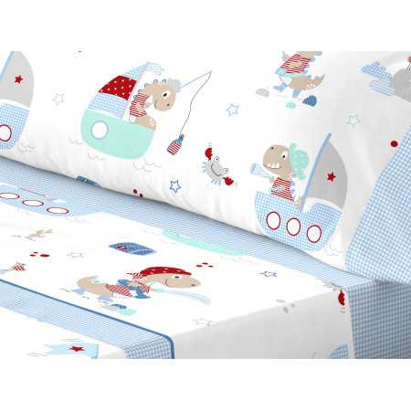 Juego sábanas infantil Rayco azul | Sábanas infantiles | Revitex 2