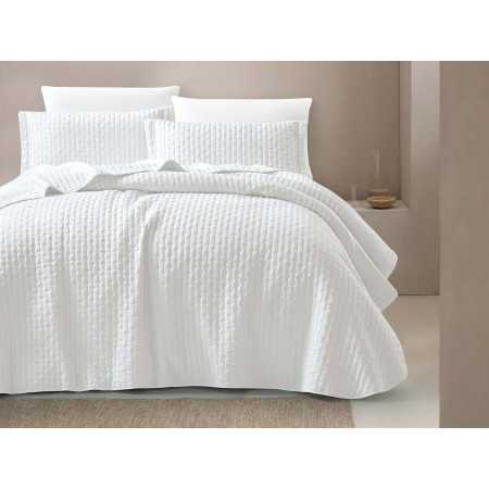Colcha Bouti Baltasar blanco | Colcha relieve primavera verano