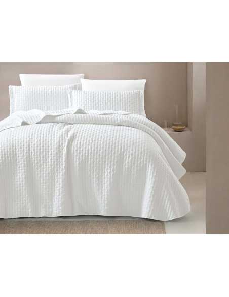 Colcha Bouti Baltasar blanco | Colcha relieve primavera verano