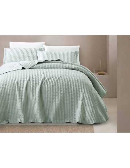 Colcha Bouti Baltasar verde | Colcha relieve primavera verano