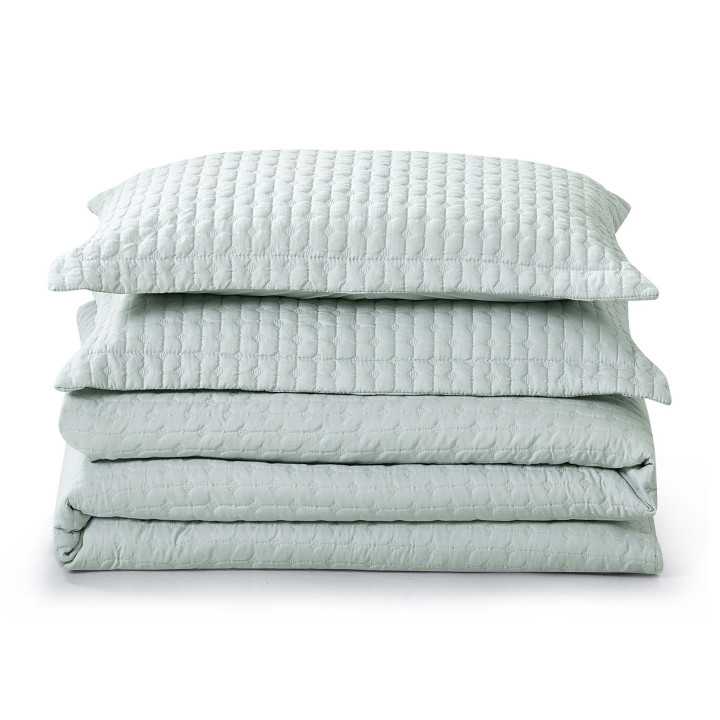 Colcha Bouti Baltasar verde | Colcha relieve primavera verano