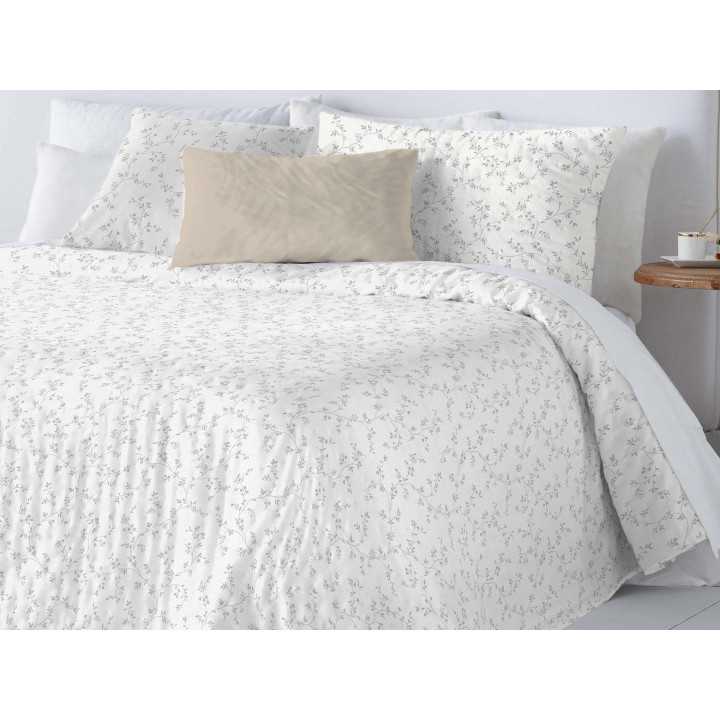 Colcha bouti reversible Abril beige | Colcha primavera y verano