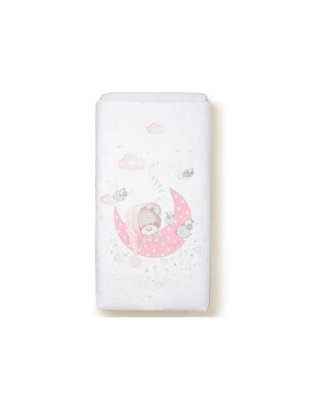 Funda Nórdica con Relleno y Protector Sleeping rosa | Ropa cuna | Revitex
