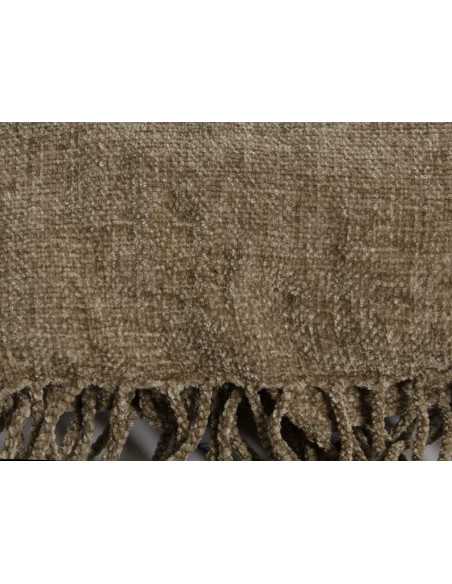 Plaid chenilla Luana Verde | mantas dormitorio salón