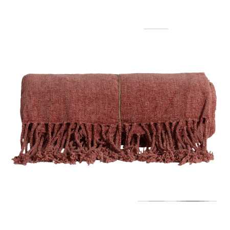 Plaid chenilla Luana Caldera | mantas dormitorio salón