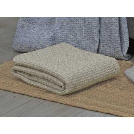 Plaid decorativo Pacific lino | Manta algodón para dormitorio y salón