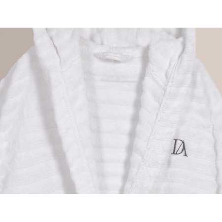 Roupão e chinelos brancos Don Algodón Arlet | Pacote de presente 2