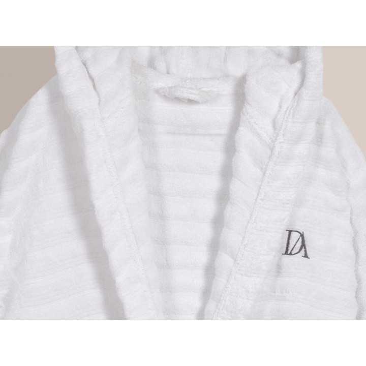 Albornoz y zapatillas Don Algodón Arlet blanco | Pack regalo