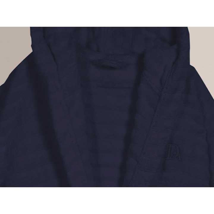 Roupão e chinelos azul Don Algodón Arlet | Pacote de presente