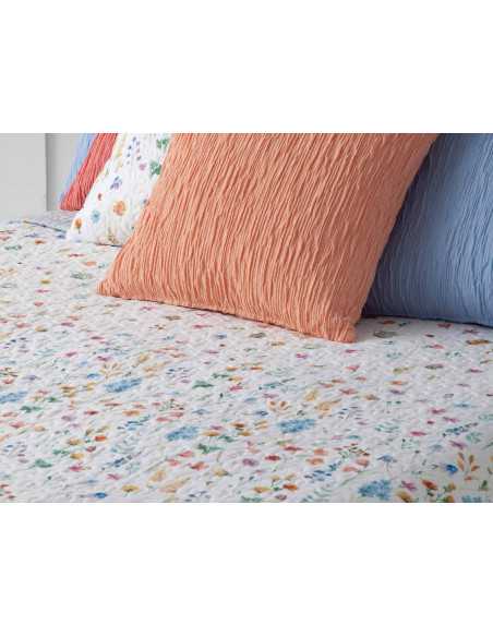 Colcha bouti reversible Groovy Manterol | Colcha floral entretiempo