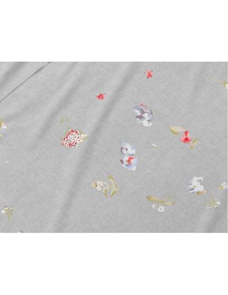 Sábanas Burrito Blanco 100% Algodón Yobana Gris | Diseño exclusivo