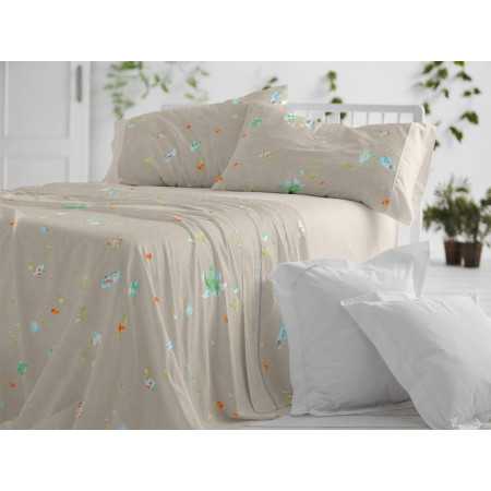 Lençóis Burrito Branco 100% Algodão Linho Yobana | Design exclusivo