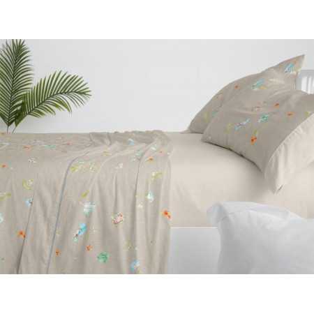 Lençóis Burrito Branco 100% Algodão Linho Yobana | Design exclusivo 2