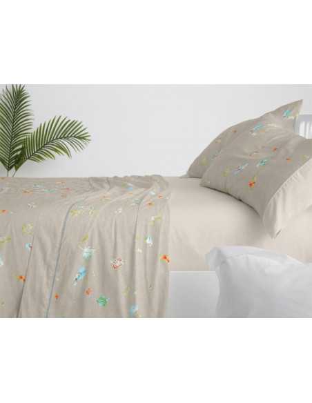 Lençóis Burrito Branco 100% Algodão Linho Yobana | Design exclusivo