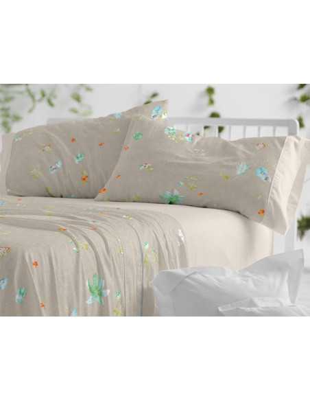 Sábanas Burrito Blanco 100% Algodón Yobana Lino | Diseño exclusivo