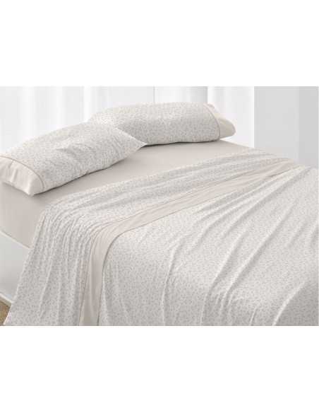 Juego sábanas Naima Beige | Sábanas de Burrito Blanco