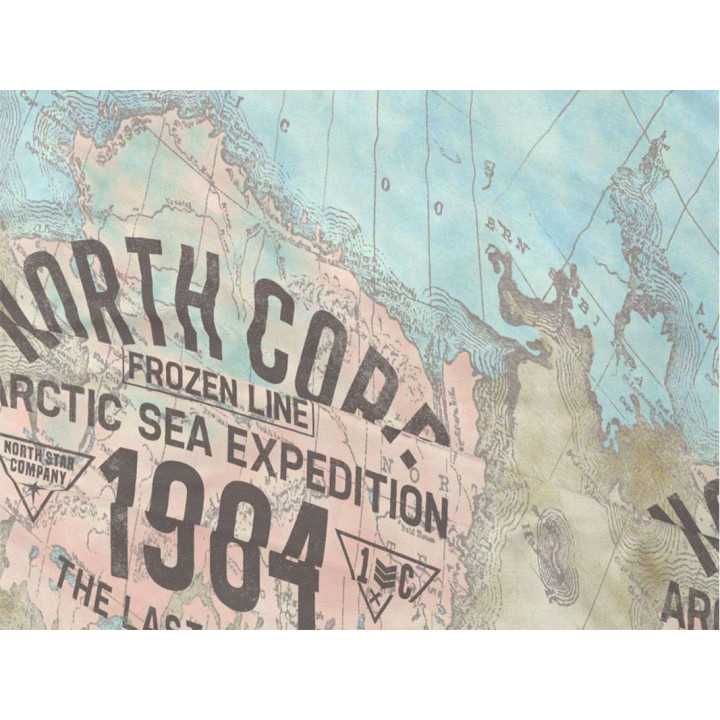 Conjunto de lençóis Ártico Turquesa | Folhas de Burrito Branco