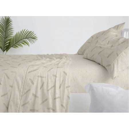 Juego sábanas Espiga verde | Sábanas de Burrito Blanco 2