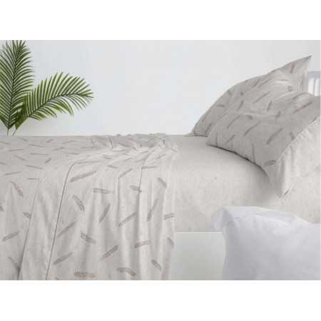 Juego sábanas Espiga piedra| Sábanas de Burrito Blanco 2