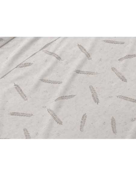 Conjunto de lençóis Espiga pedra | Folhas de Burrito Branco