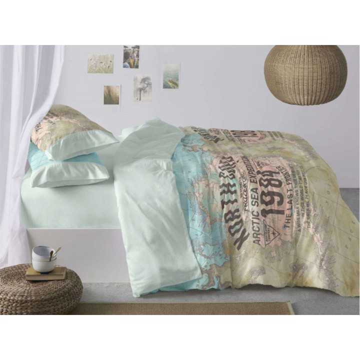 Capa de Edredão Burrito Branco Arctic | Capa Edredão de 3 peças