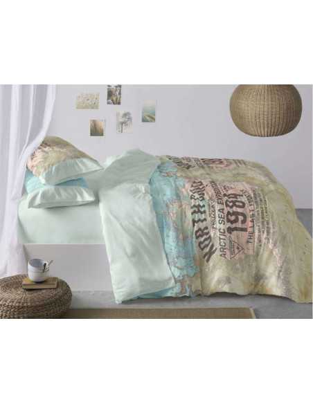 Capa de Edredão Burrito Branco Arctic | Capa Edredão de 3 peças