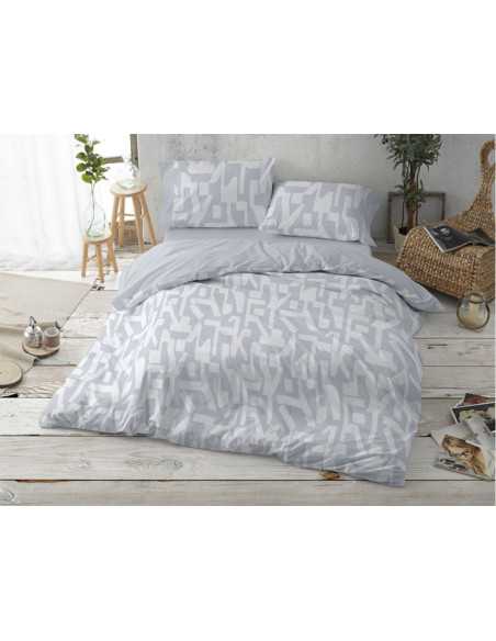 Funda nórdica Burrito Blanco Paint azul | Funda nórdica 3 piezas