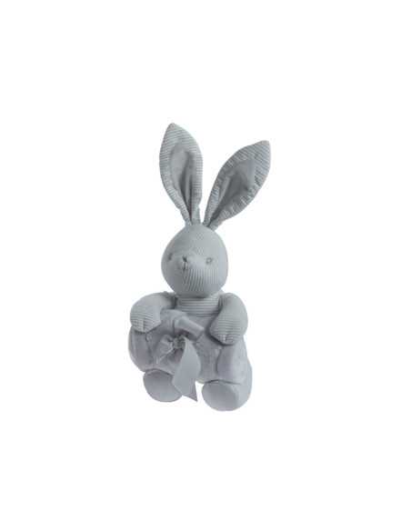 Peluche + Manta Conejito gris | Regalo bebé | Revitex onine