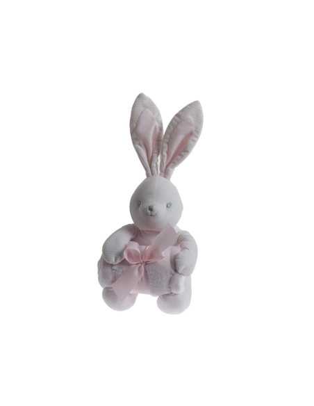 Peluche + Manta Conejito rosa | Regalo bebé | Revitex onine