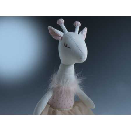 Boneca Girafa Rosa | Pelúcia macia | Revitex on-line 2