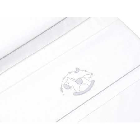 Conjunto de berço 3 peças Gangorra cinza | Presente de chupeta 2