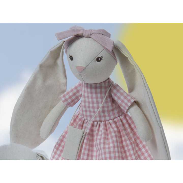 Muñeco Bunny Rosa | Peluche suave | Revitex online