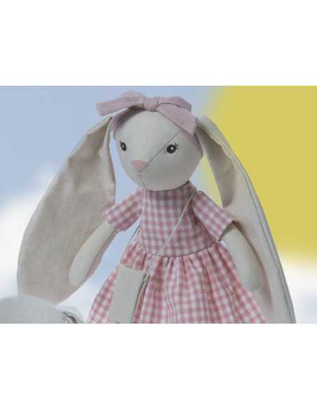 Muñeco Bunny Rosa | Peluche suave | Revitex online