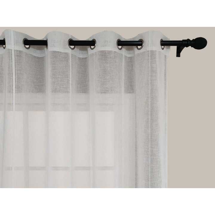 Cortina feita Akira branca | Cortinas para casa | Revitex on-line