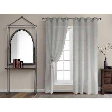 Cortina feita Leste cinza | Cortinas para casa | Revitex on-line