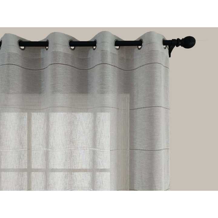 Cortina feita Leste cinza | Cortinas para casa | Revitex on-line