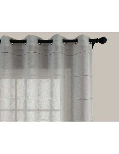 Cortina feita Leste cinza | Cortinas para casa | Revitex on-line