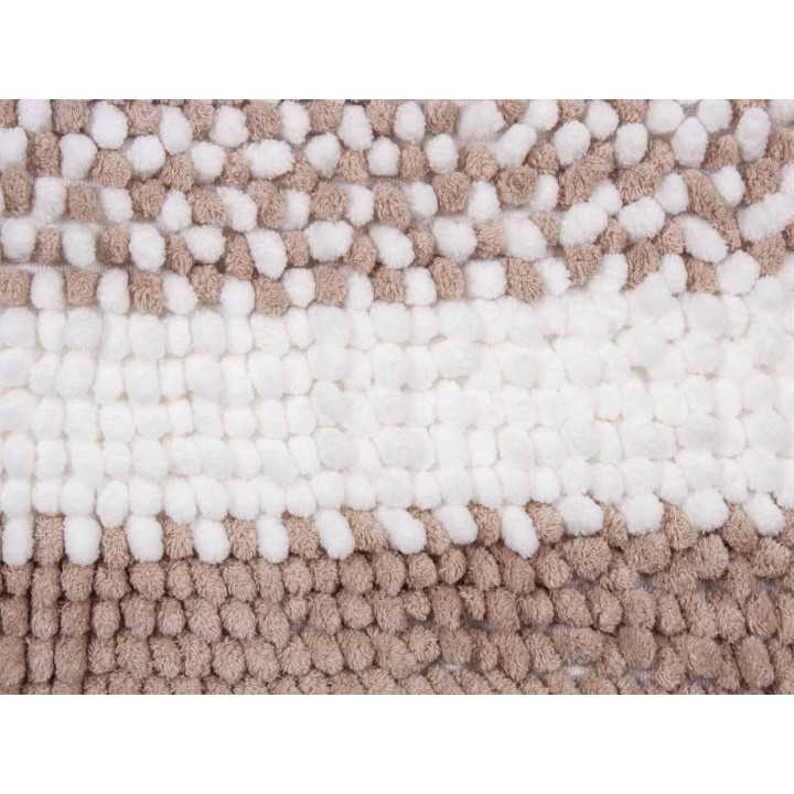 Tapete de banheiro Oxford bege | Tapete barato | Revitex