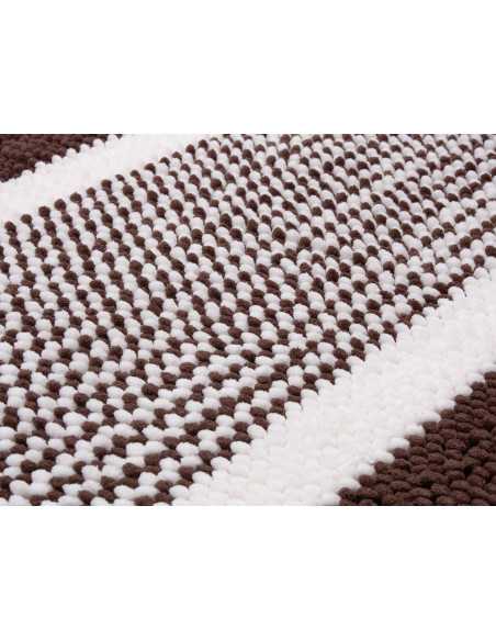 Alfombra Baño Oxford Marrón | Alfombra barata | Revitex