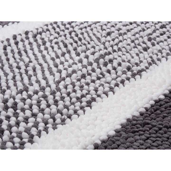 Tapete de banheiro Oxford cinza | Tapete barato | Revitex