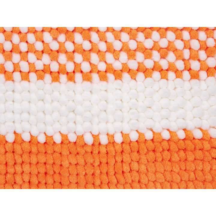 Tapete de banheiro Oxford laranja | Tapete barato | Revitex