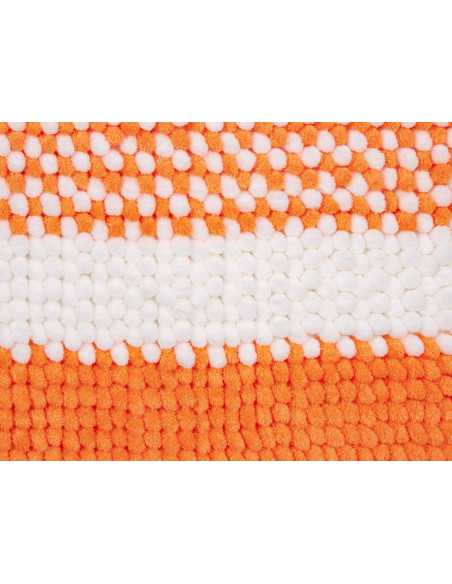 Tapete de banheiro Oxford laranja | Tapete barato | Revitex