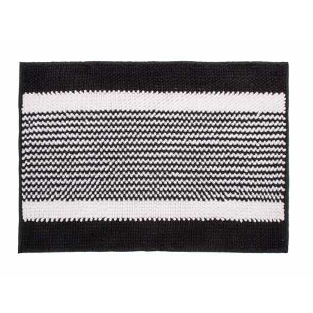 Tapete de banheiro Oxford Preto | Tapete barato | Revitex