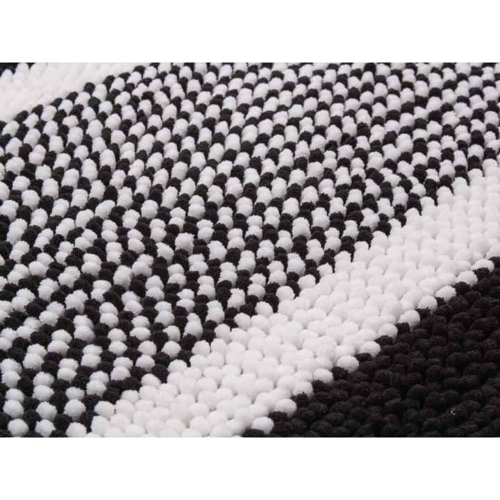 Alfombra Baño Oxford Negro | Alfombra barata | Revitex